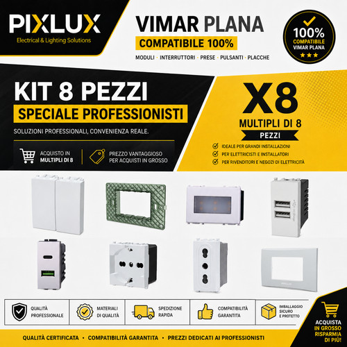 Vimar plana compatibile kit - vimar,