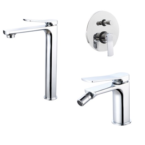 Miscelatore lavabo alto bidet